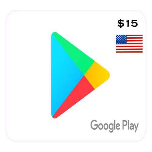  $15 USD Google Play Gift Card